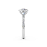 Load image into Gallery viewer, Drisa Round Solitaire Diamond Womens Ring