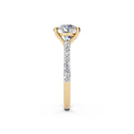 Load image into Gallery viewer, Drisa Round Solitaire Diamond Womens Ring