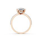 Load image into Gallery viewer, Diora Pear Solitaire Diamond Womens Ring
