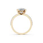 Load image into Gallery viewer, Diora Pear Solitaire Diamond Womens Ring