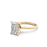 Load image into Gallery viewer, Maira Emerald Solitaire Diamond Womens Ring