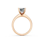 Load image into Gallery viewer, Maara Emerald Solitaire Diamond Womens Ring