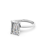 Load image into Gallery viewer, Maara Emerald Solitaire Diamond Womens Ring