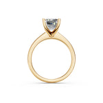 Load image into Gallery viewer, Maara Emerald Solitaire Diamond Womens Ring