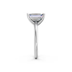 Load image into Gallery viewer, Lunara Emerald Solitaire Diamond Womens Ring
