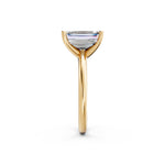 Load image into Gallery viewer, Lunara Emerald Solitaire Diamond Womens Ring