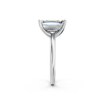 Load image into Gallery viewer, Liza Emerald Solitaire Diamond Womens Ring