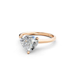 Load image into Gallery viewer, Lirra Heart Solitaire Diamond Womens Ring