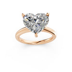 Load image into Gallery viewer, Liana Heart Solitaire Diamond Womens Ring