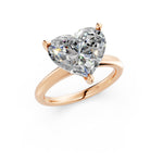 Load image into Gallery viewer, Liana Heart Solitaire Diamond Womens Ring