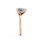 Load image into Gallery viewer, Liana Heart Solitaire Diamond Womens Ring