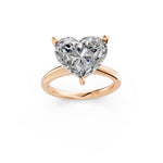 Load image into Gallery viewer, Leira Heart Solitaire Diamond Womens Ring
