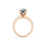 Load image into Gallery viewer, Lania Oval Solitaire Diamond Womens Ring
