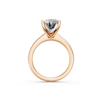 Load image into Gallery viewer, Laira Oval Solitaire Diamond Womens Ring