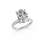 Load image into Gallery viewer, Laira Oval Solitaire Diamond Womens Ring