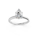 Load image into Gallery viewer, Kyana Pear Solitaire Diamond Womens Ring