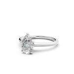 Load image into Gallery viewer, Kyana Pear Solitaire Diamond Womens Ring