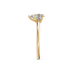 Load image into Gallery viewer, Kyana Pear Solitaire Diamond Womens Ring