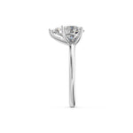 Load image into Gallery viewer, Kshira Pear Solitaire Diamond Womens Ring