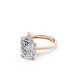 Load image into Gallery viewer, Kriya Pear Solitaire Diamond Womens Ring