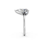 Load image into Gallery viewer, Klara Pear Solitaire Diamond Womens Ring