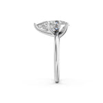Load image into Gallery viewer, Kiyra Pear Solitaire Diamond Womens Ring