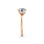 Load image into Gallery viewer, Keira Round Solitaire Diamond Womens Ring