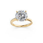 Load image into Gallery viewer, Keira Round Solitaire Diamond Womens Ring