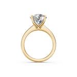 Load image into Gallery viewer, Kavya Round Solitaire Diamond Womens Ring