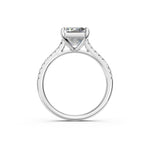 Load image into Gallery viewer, Adhira Emerald Solitaire Diamond Womens Ring