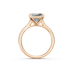 Load image into Gallery viewer, Abhika Emerald Solitaire Diamond Womens Ring