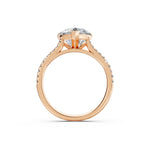 Load image into Gallery viewer, Aayra Heart Solitaire Diamond Womens Ring