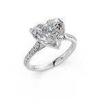 Load image into Gallery viewer, Aashna Heart Solitaire Diamond Womens Ring