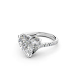 Load image into Gallery viewer, Aashna Heart Solitaire Diamond Womens Ring