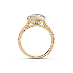 Load image into Gallery viewer, Aashna Heart Solitaire Diamond Womens Ring