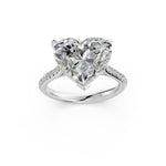 Load image into Gallery viewer, Aashvi Heart Solitaire Diamond Womens Ring
