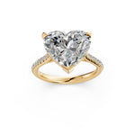 Load image into Gallery viewer, Aashvi Heart Solitaire Diamond Womens Ring