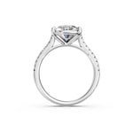 Load image into Gallery viewer, Ziyana Oval Solitaire Diamond Womens Ring