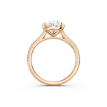Load image into Gallery viewer, Ziana Pear Solitaire Diamond Womens Ring