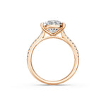 Load image into Gallery viewer, Zeira Pear Solitaire Diamond Womens Ring