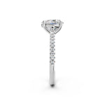 Load image into Gallery viewer, Zamya Round Solitaire Diamond Womens Ring