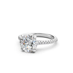 Load image into Gallery viewer, Zamya Round Solitaire Diamond Womens Ring