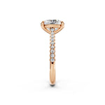 Load image into Gallery viewer, Zalra Round Solitaire Diamond Womens Ring