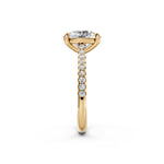 Load image into Gallery viewer, Zalra Round Solitaire Diamond Womens Ring