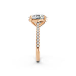 Load image into Gallery viewer, Zaira Round Solitaire Diamond Womens Ring