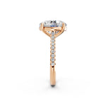 Load image into Gallery viewer, Zaara Round Solitaire Diamond Womens Ring