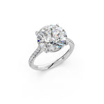 Load image into Gallery viewer, Zaara Round Solitaire Diamond Womens Ring
