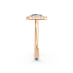 Load image into Gallery viewer, Yira Emerald Solitaire Diamond Womens Ring