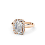 Load image into Gallery viewer, Yiana Emerald Solitaire Diamond Womens Ring