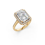 Load image into Gallery viewer, Yavya Emerald Solitaire Diamond Womens Ring